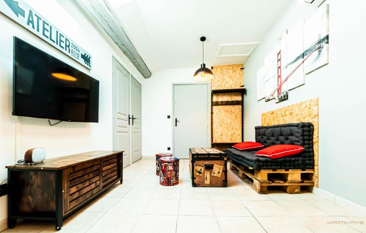 Centre Historique - Free Parking - Self Checkin - Wifi - Industriel - Sleepntripbeziers公寓 外观 照片