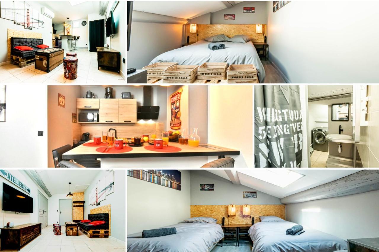Centre Historique - Free Parking - Self Checkin - Wifi - Industriel - Sleepntripbeziers公寓 外观 照片